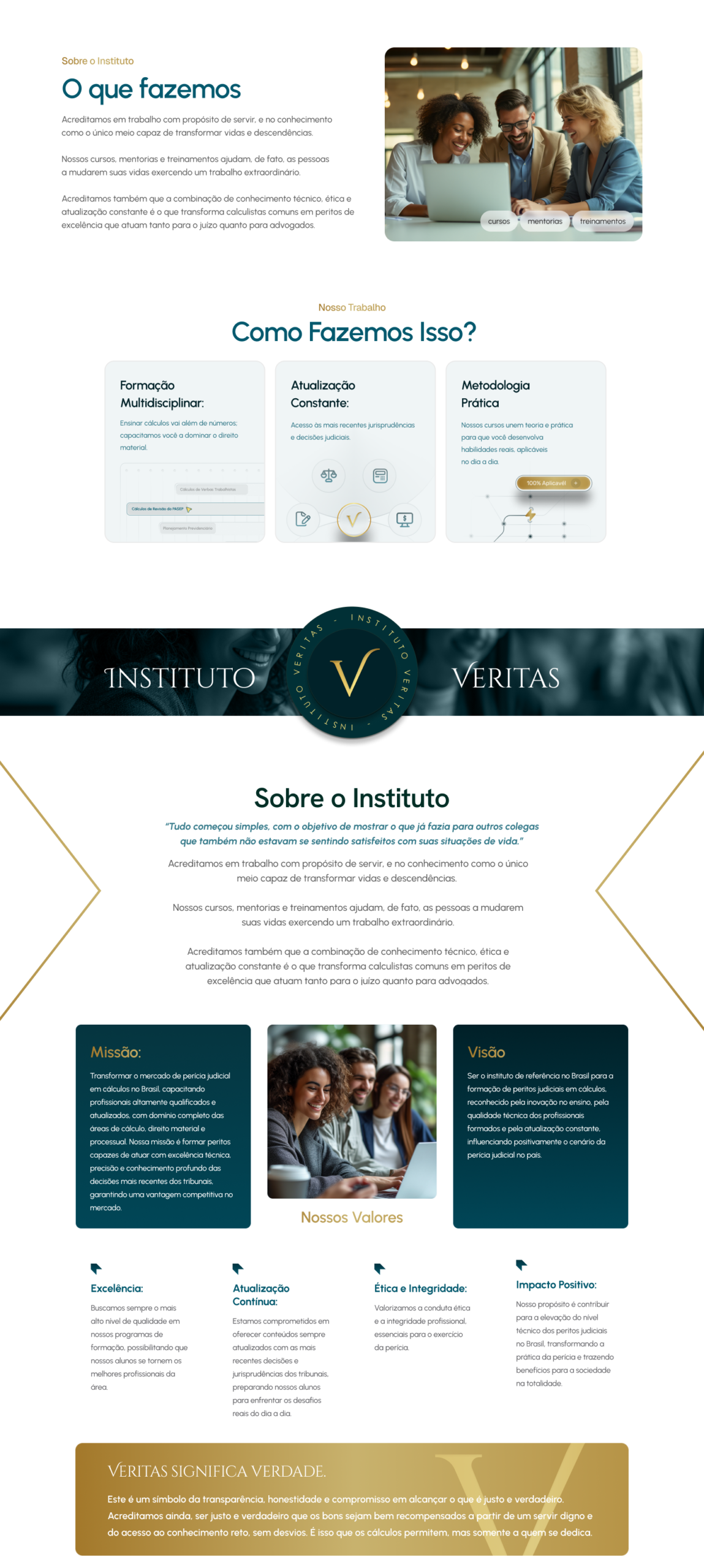 Veritas — seção