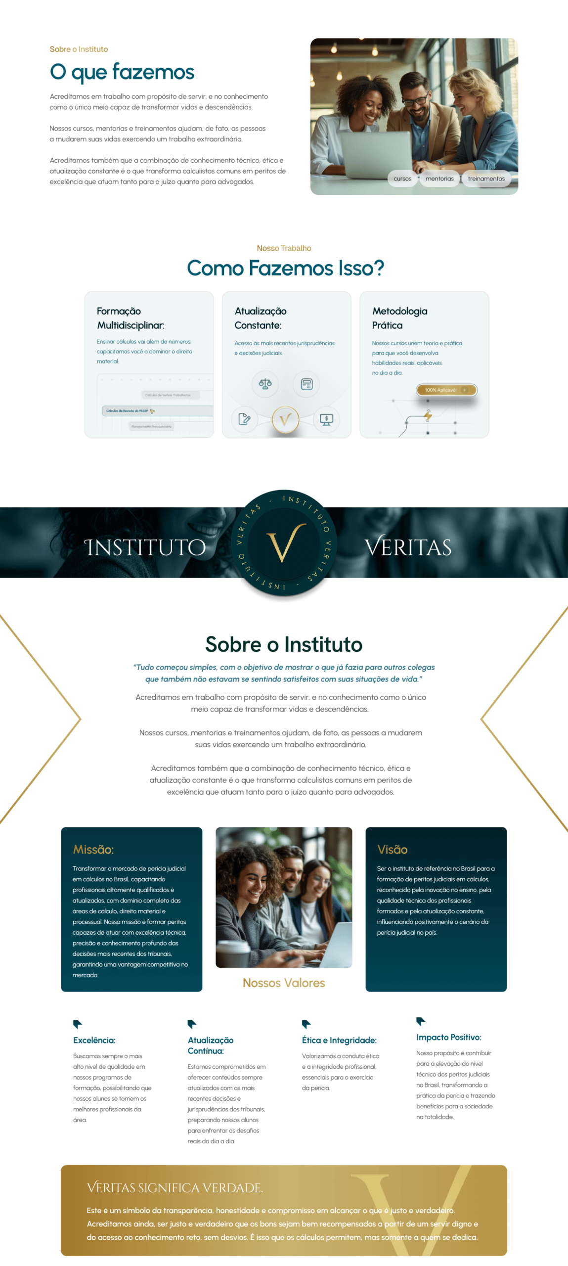 Veritas — seção